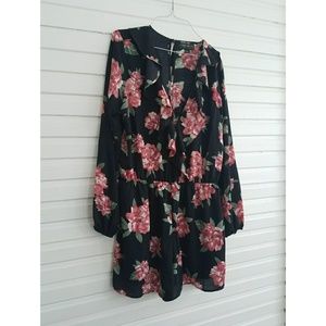 Plus Size Floral Romper